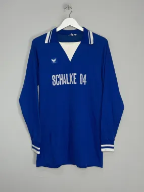 1977/78 SCHALKE L/S HOME SHIRT (L) ERIMA