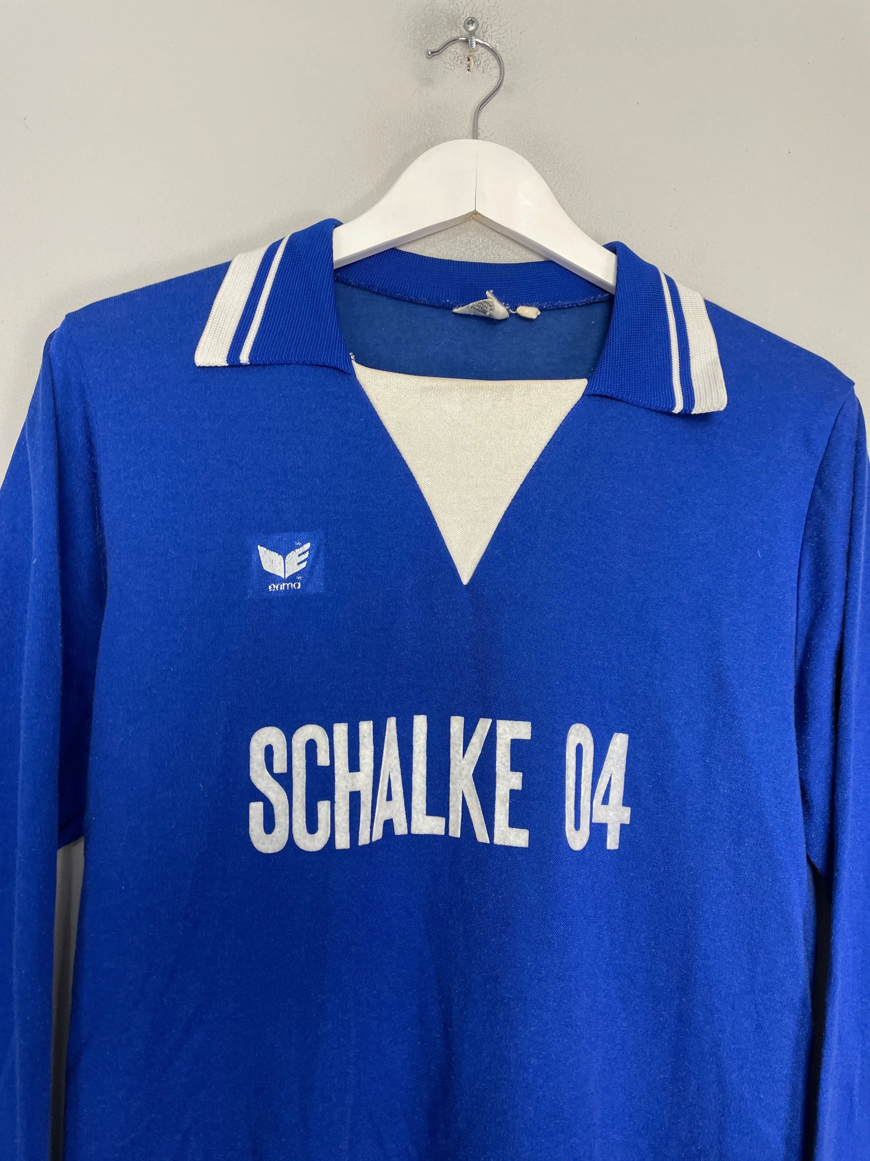 1977/78 SCHALKE L/S HOME SHIRT (L) ERIMA