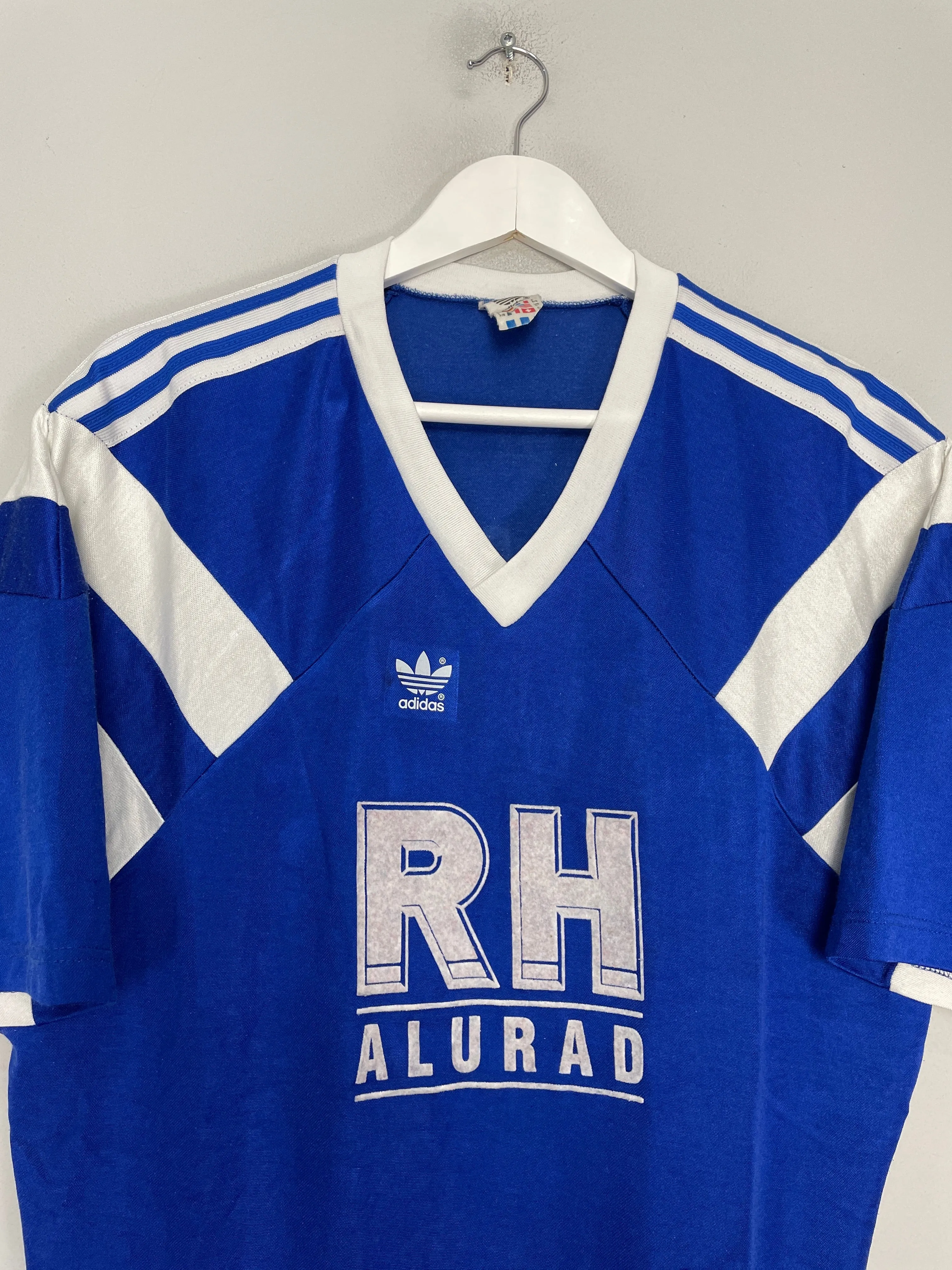 1989/90 SCHALKE #7 HOME SHIRT (L) ADIDAS