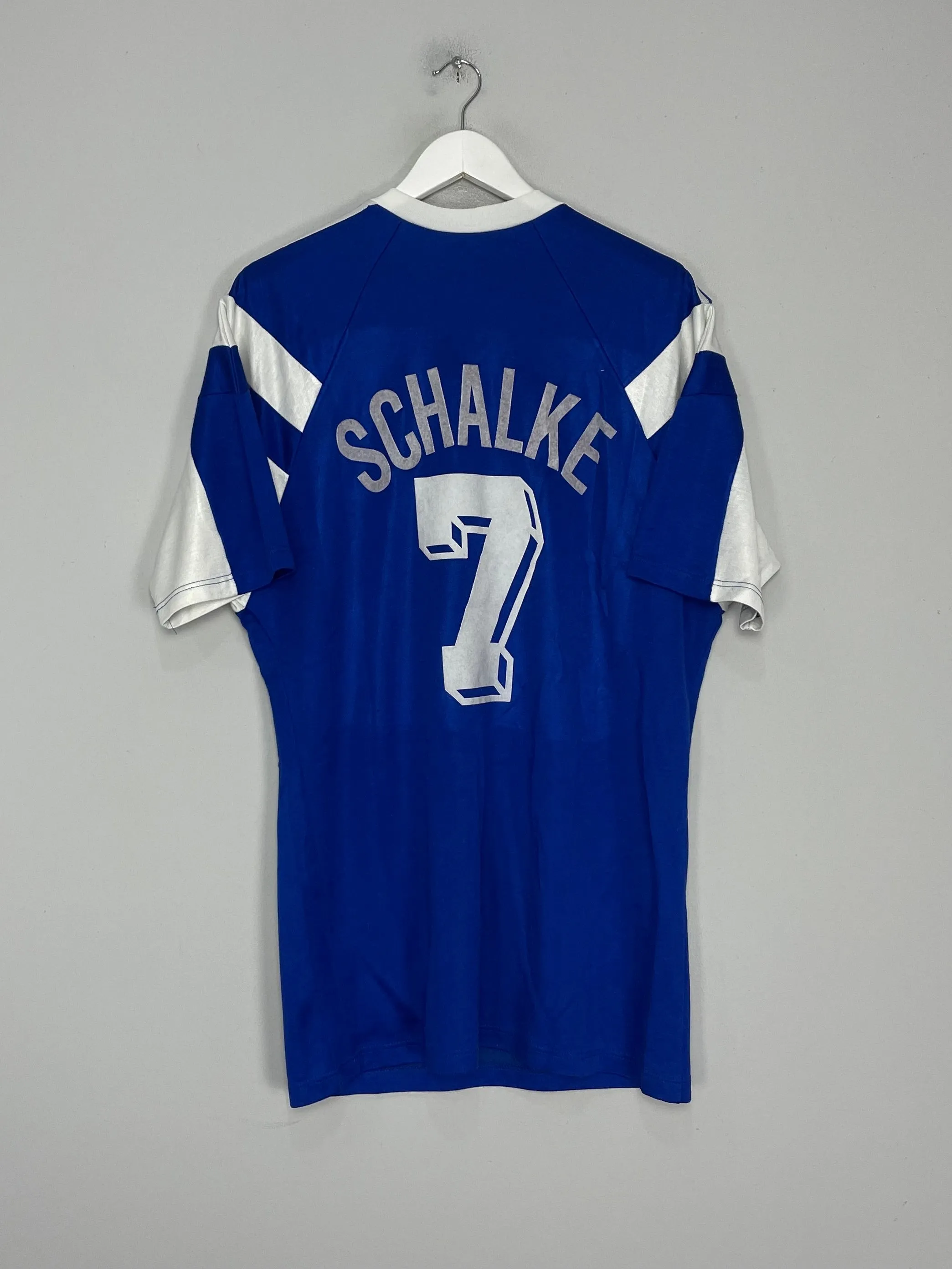 1989/90 SCHALKE #7 HOME SHIRT (L) ADIDAS