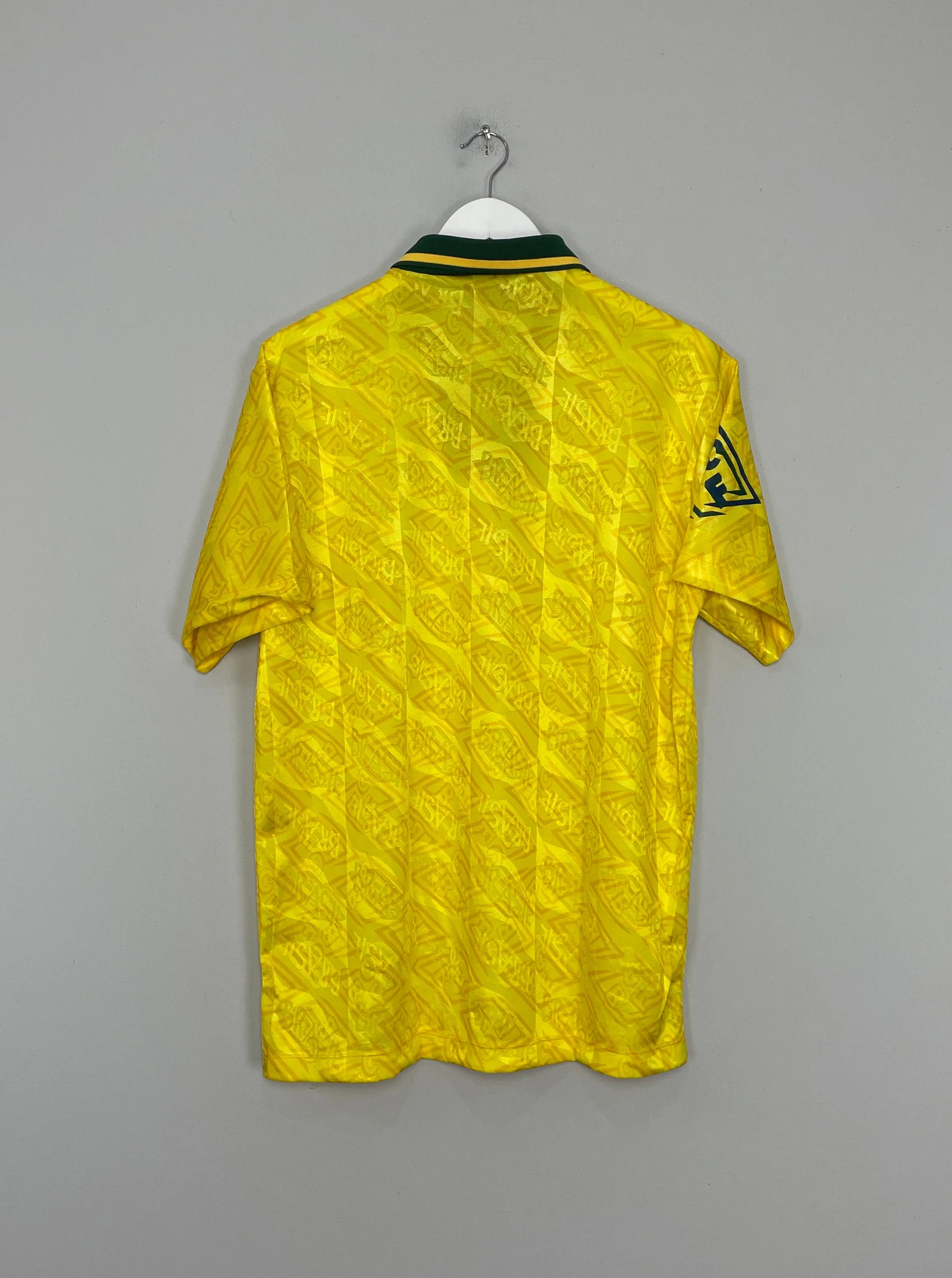 1991/93 BRAZIL HOME SHIRT (L) UMBRO