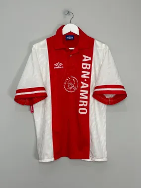 1993/94 AJAX HOME SHIRT (L) UMBRO