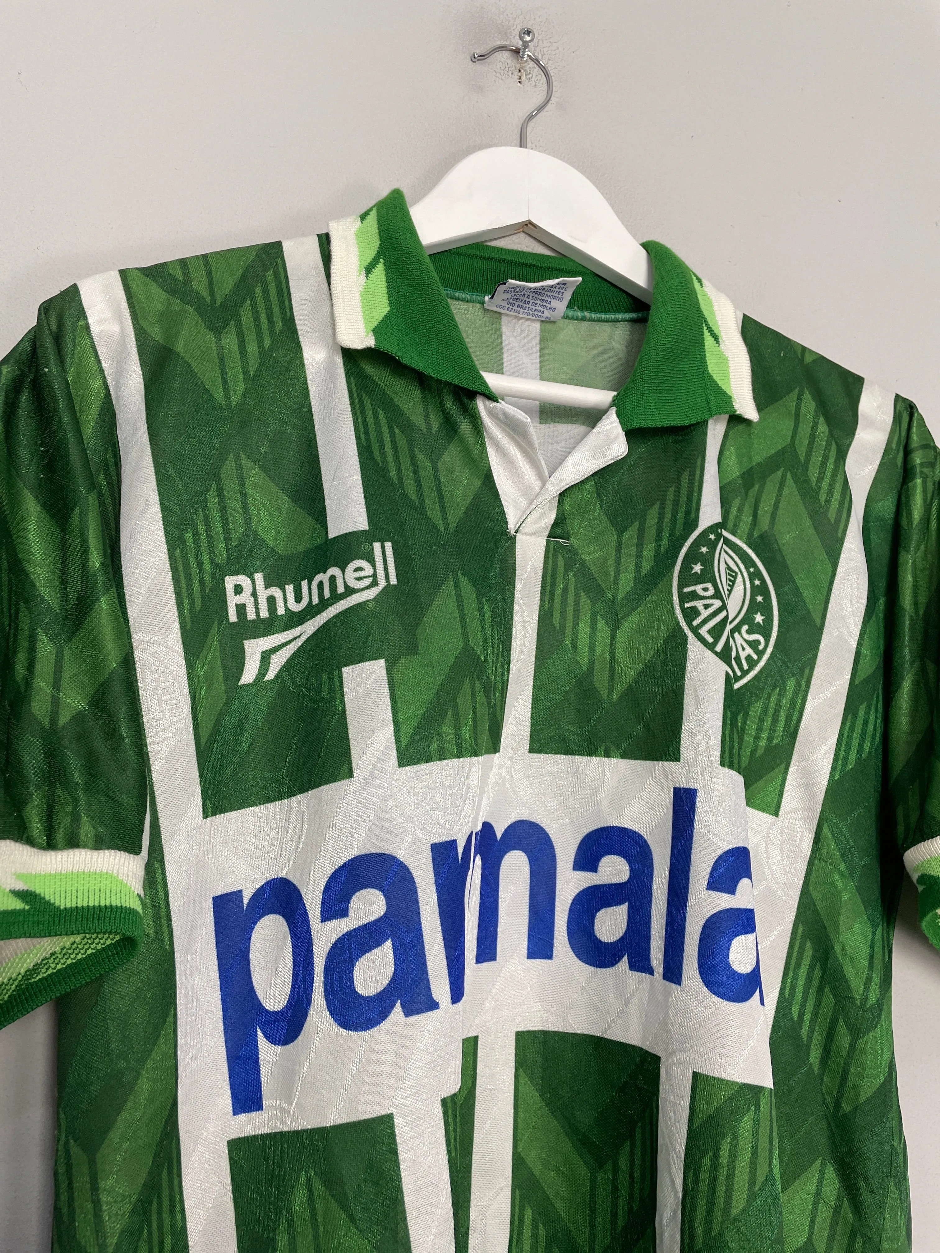 1994/96 PALMEIRAS #10 HOME SHIRT (M) RHUMMEL