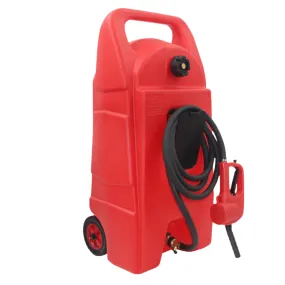 34 Gallon Gas Caddy With Wheels, Fuel Storage Tank