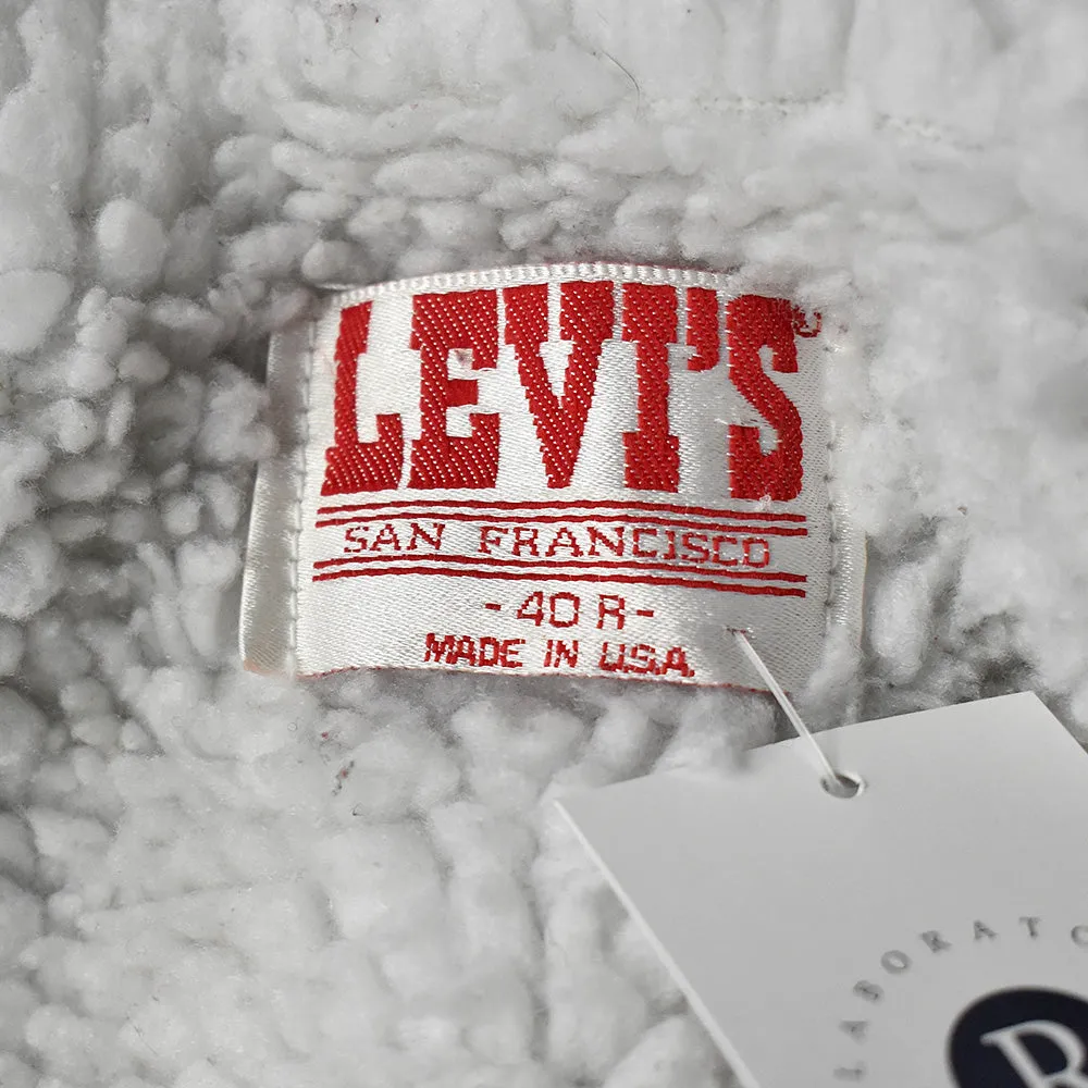 80's ペンキ！ダメージ！ Levi's デニム ボアジャケット USA製 240108