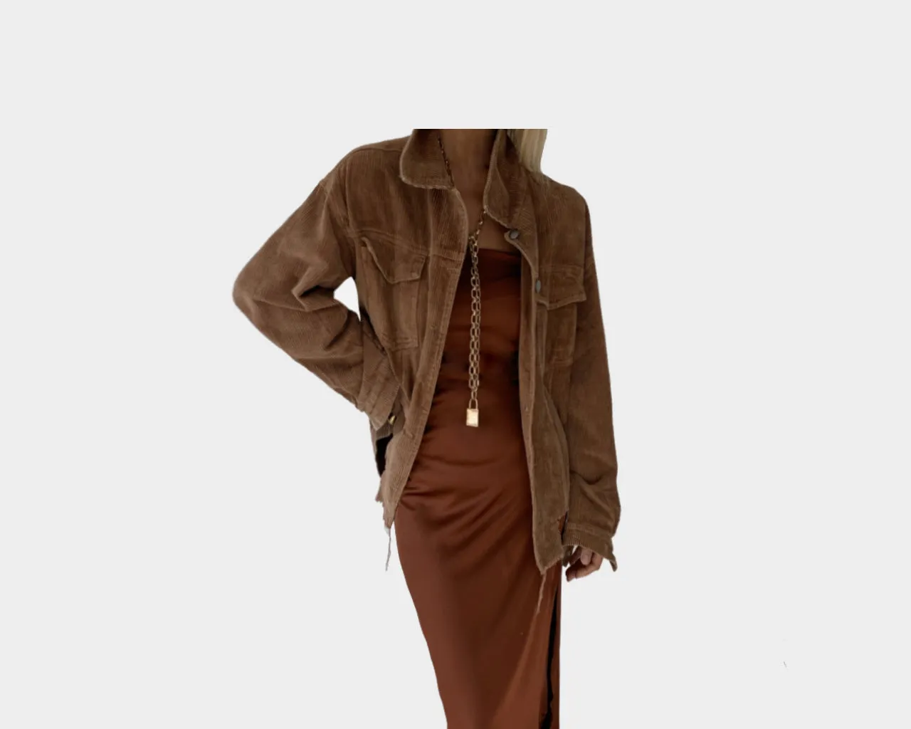 88 Boyfriend Ripped Finish Caramel Velours Jacket - The Capri