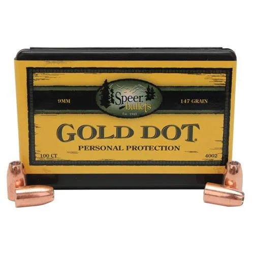 9mm (Per 100) - 147 Gr GD HP