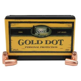 9mm (Per 100) - 147 Gr GD HP