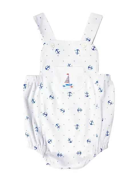 Anchor Print Infant Romper