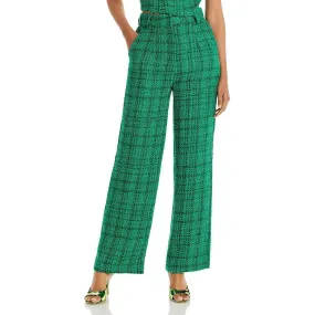 Aqua ReillyTweed High-Waist Wide Leg Pants