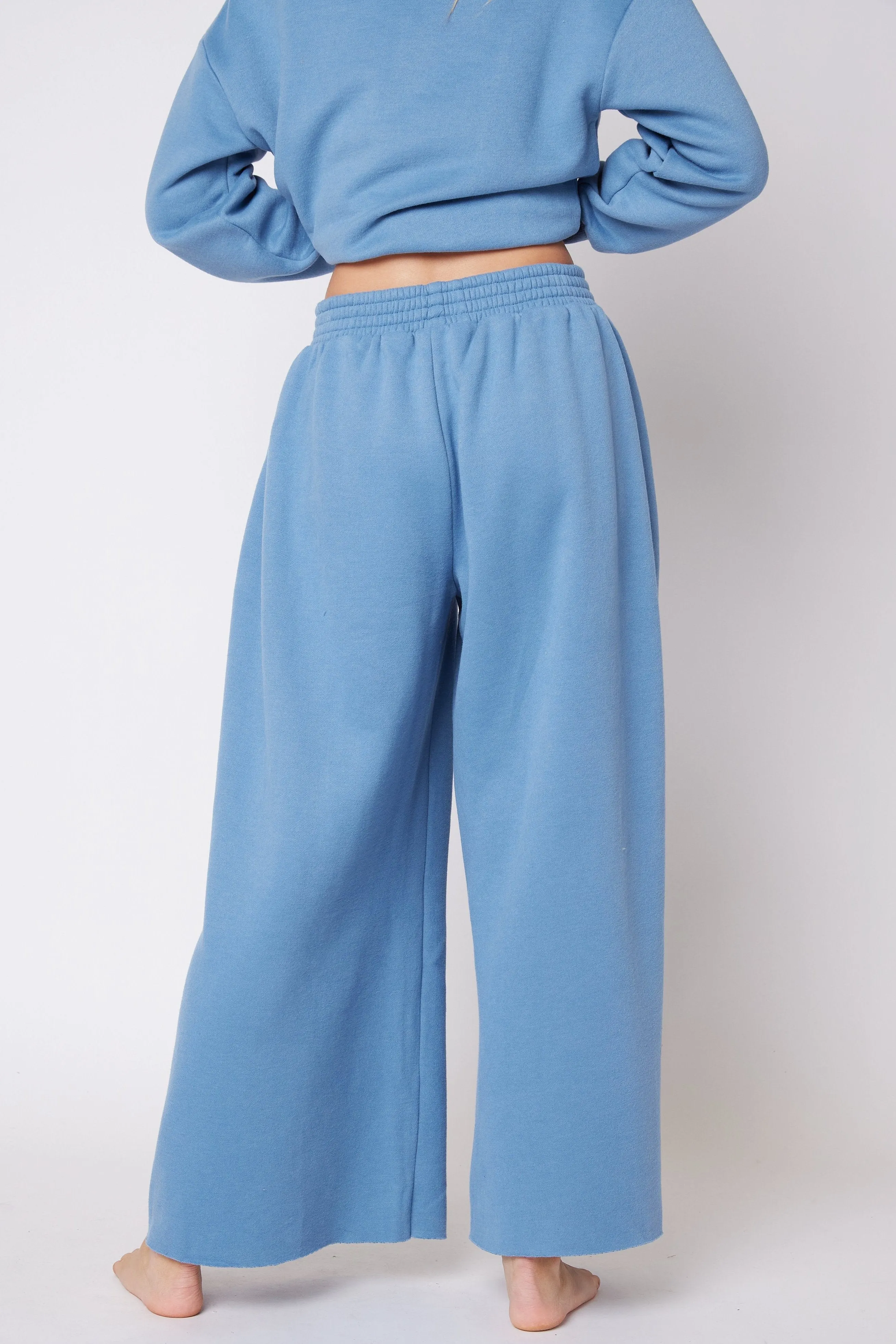 Aria Wide Leg Zipper Sweatpant