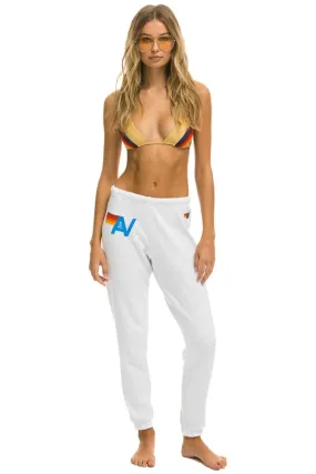 Aviator Nation Women's Logo Sweatpants - White