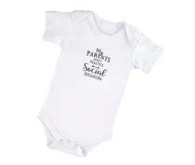 Baby Announcement Jumpsuit - My Parents Didn't Social Distance