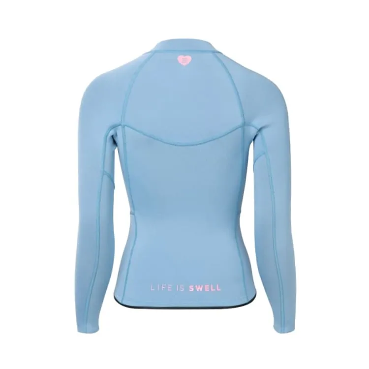 Barrel Womens Standard 2mm Neoprene Jacket-BLUE