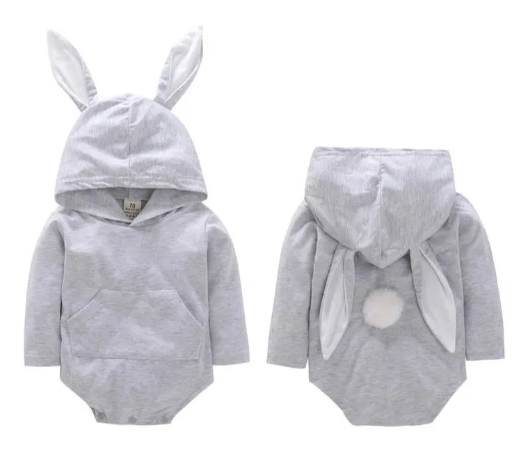 Bunny Romper Gray #1000492