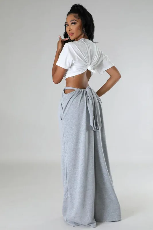 Cool Chic- Casual Sweatpant Jumpsuit