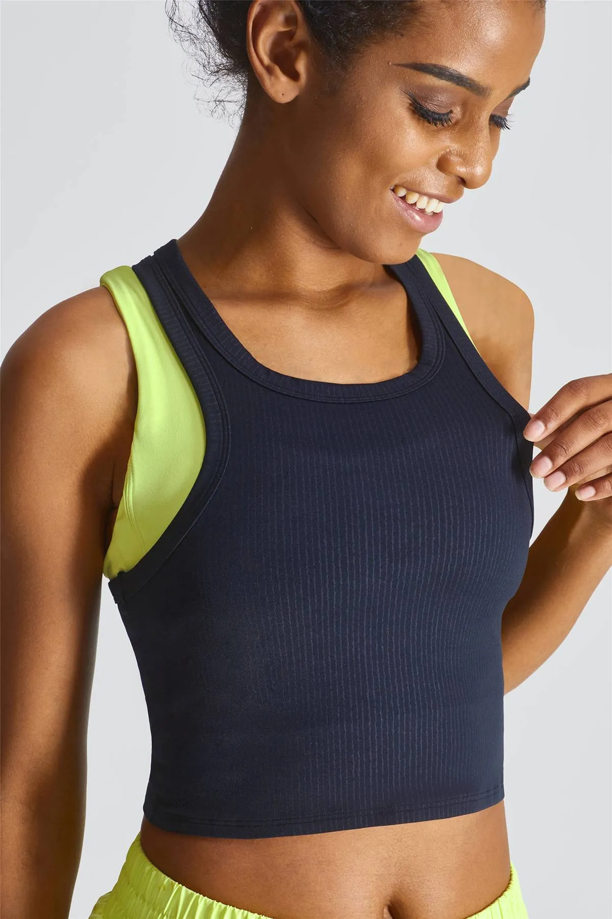 Cropped Racerback Tank Tops