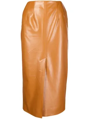 ECO LEATHER PENCIL SKIRT