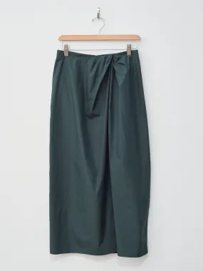 Finx Cotton Weather Twist Skirt - Dark Green