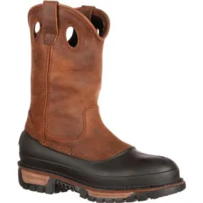 G5594 Georgia Men's 11" Waterproof Pull-On Steel Toe