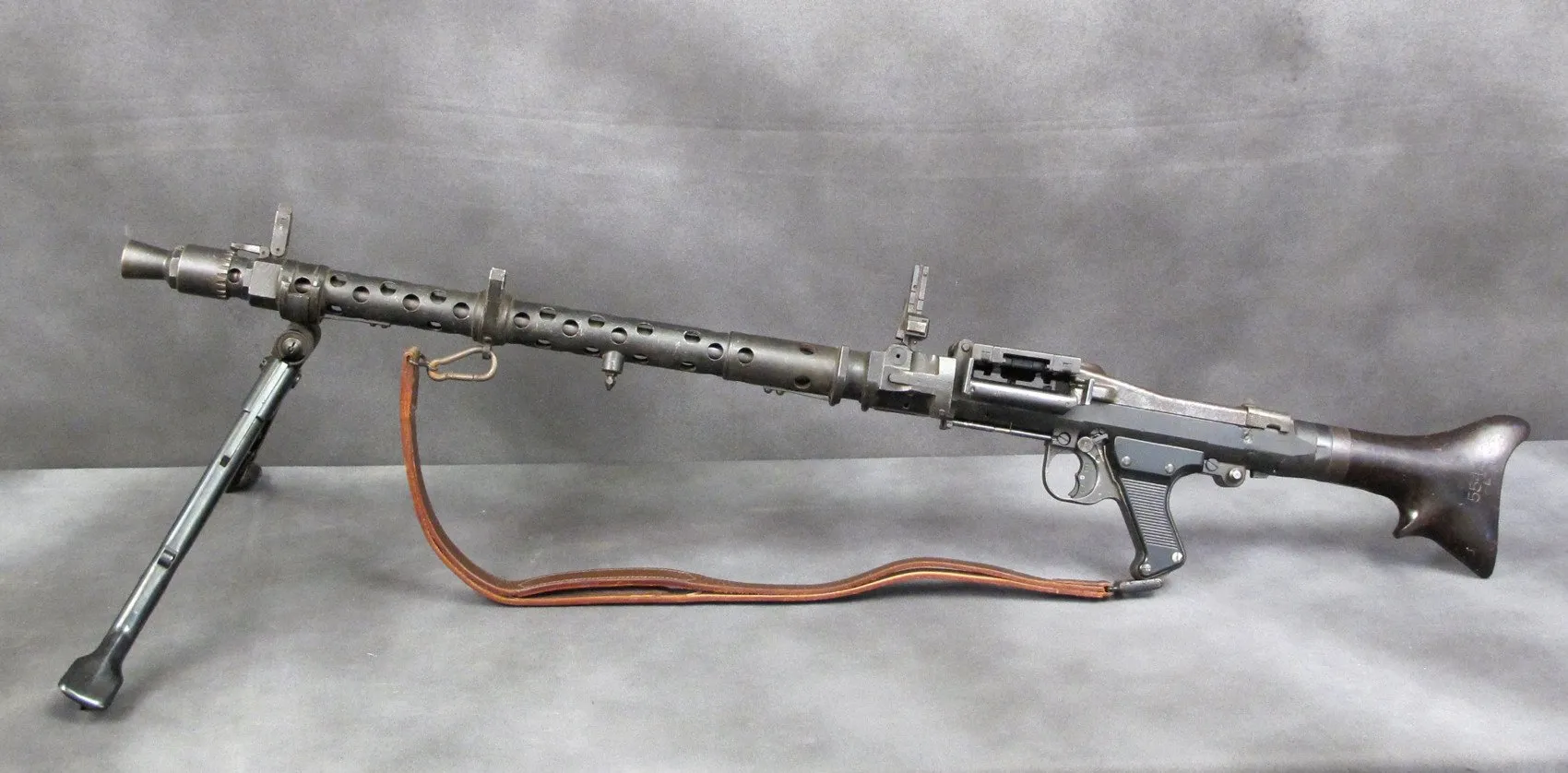 German MG 34 Display Machine Gun with Bakelite Butt Stock