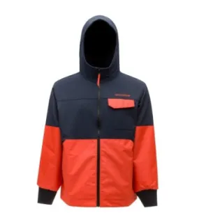 Grundens FishPicking Full Zip Jacket - Navy/Orange