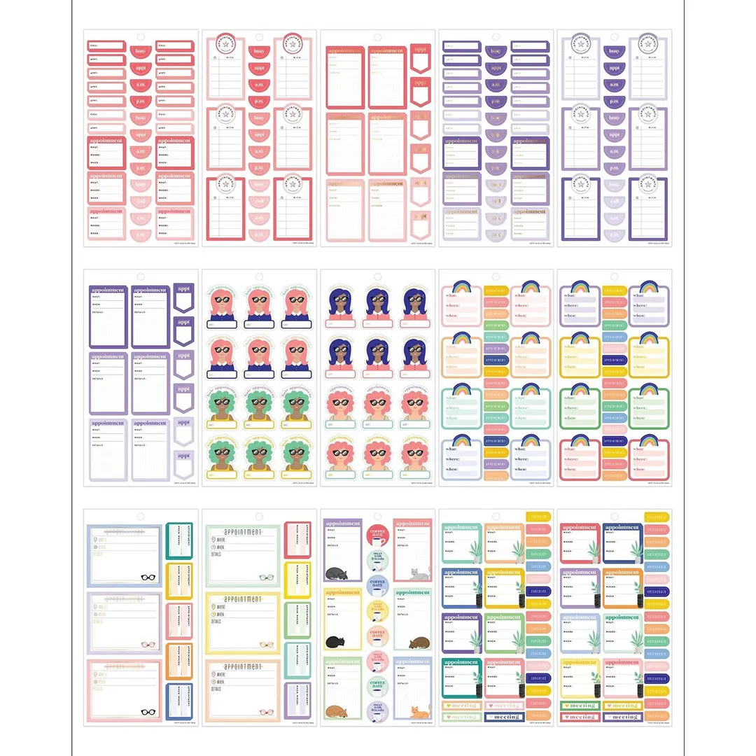 Happy Planner Appointments | Stickers Value Pack