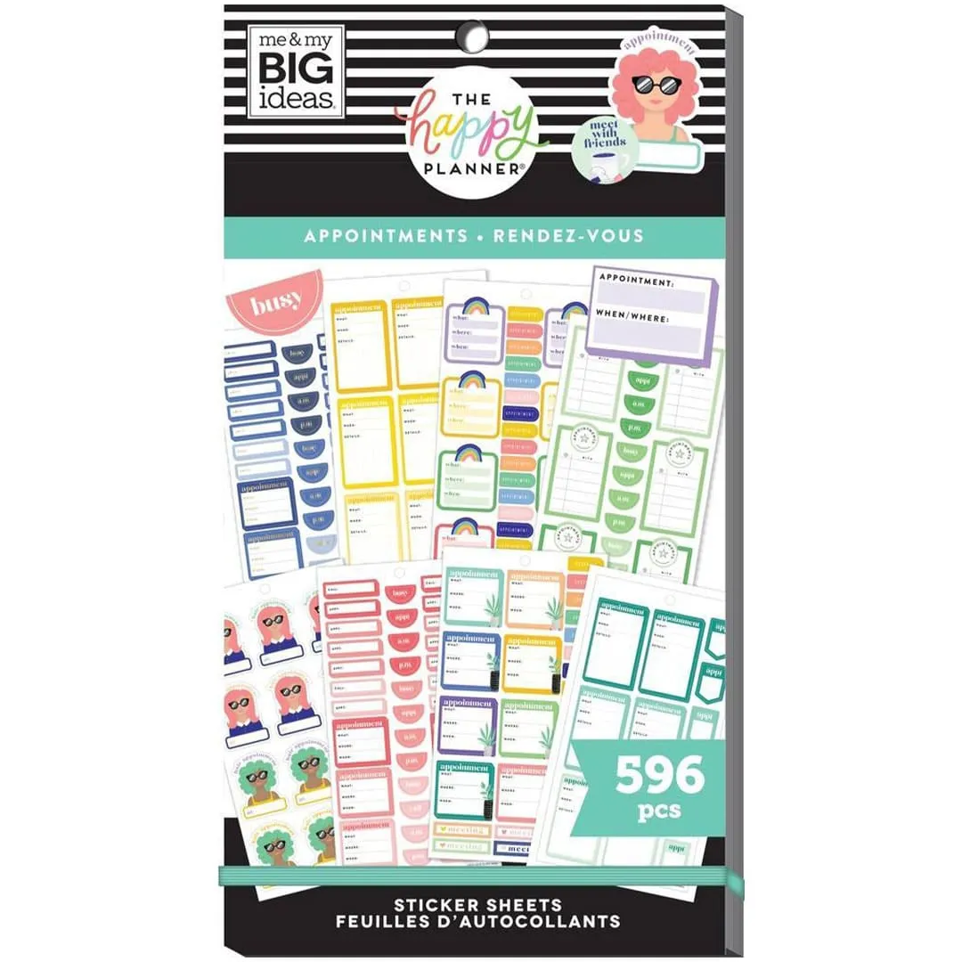 Happy Planner Appointments | Stickers Value Pack