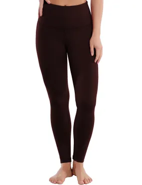 High Waist Yoga Pants mahoganymaroon