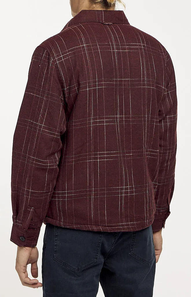 Jachs New York Recycled Flannel Shirt Jacket W Sherpa Lining