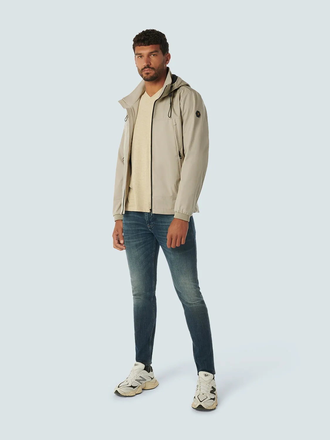 Jacket Mid Long Hooded | Stone