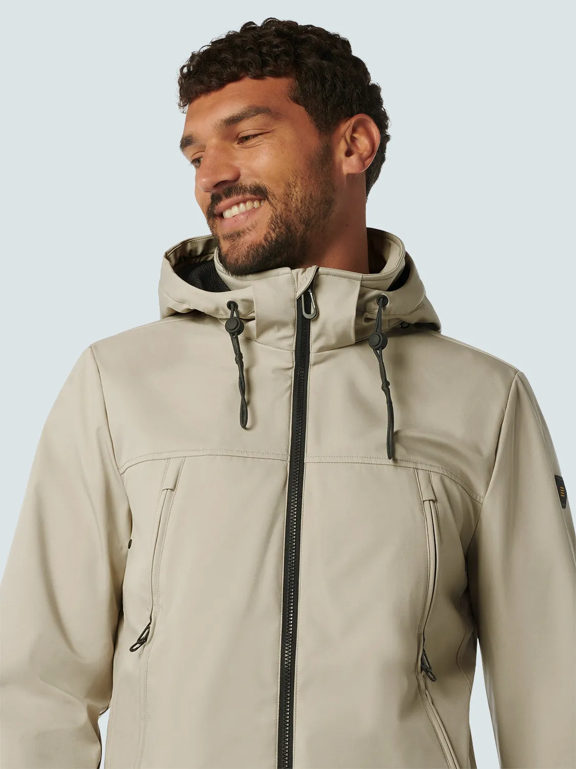 Jacket Mid Long Hooded | Stone