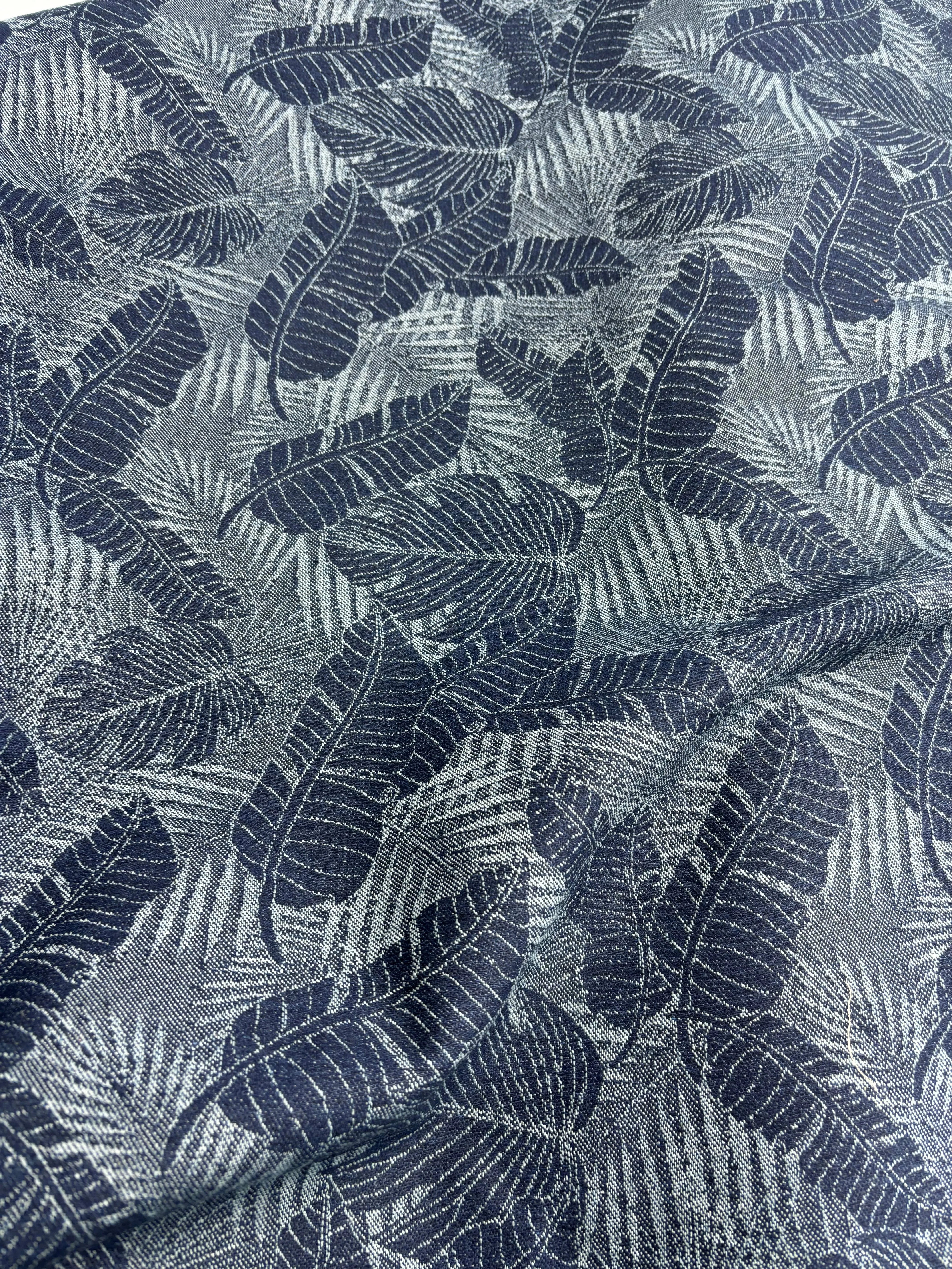 Jacquard Denim - Leaves