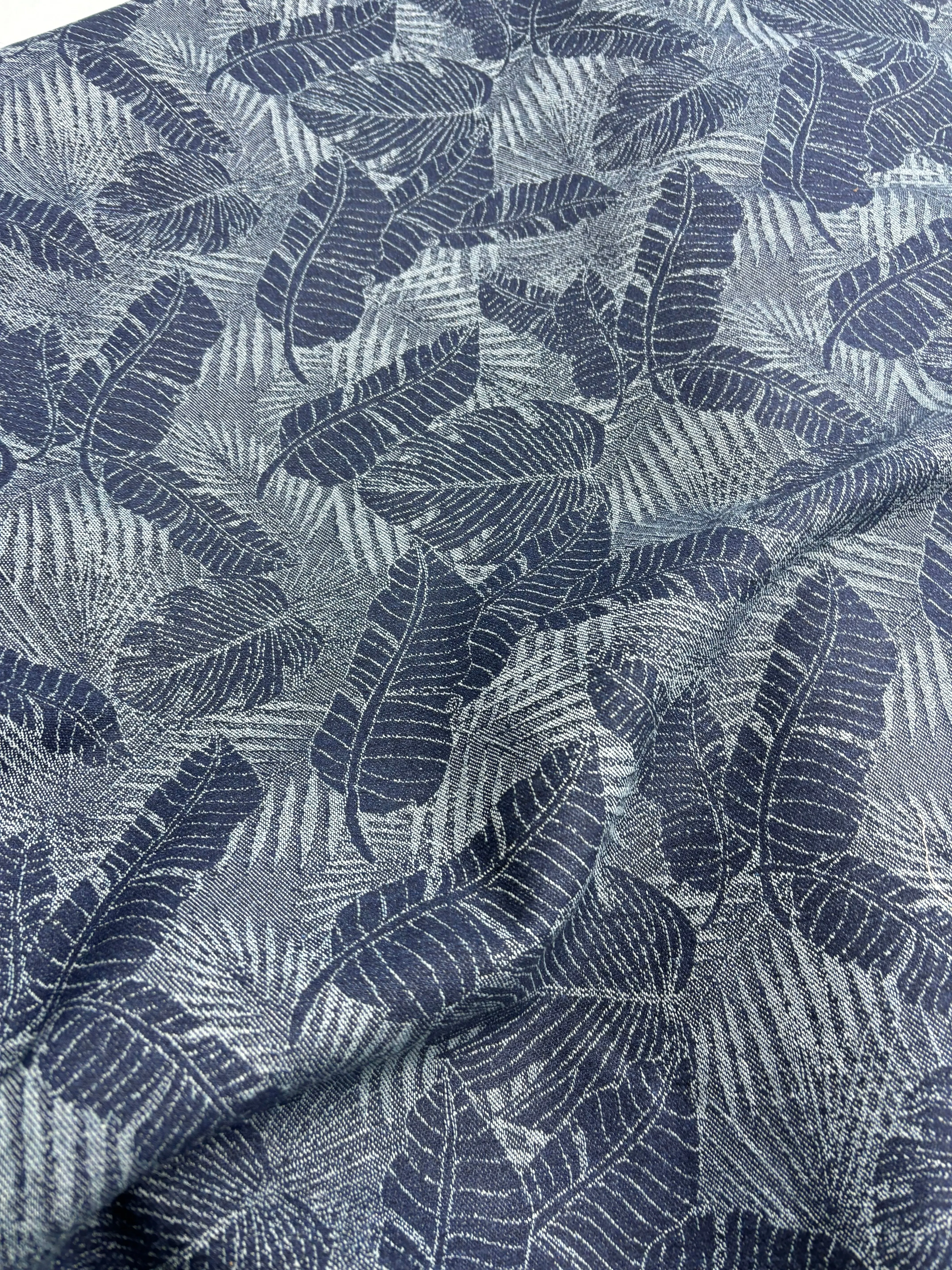 Jacquard Denim - Leaves