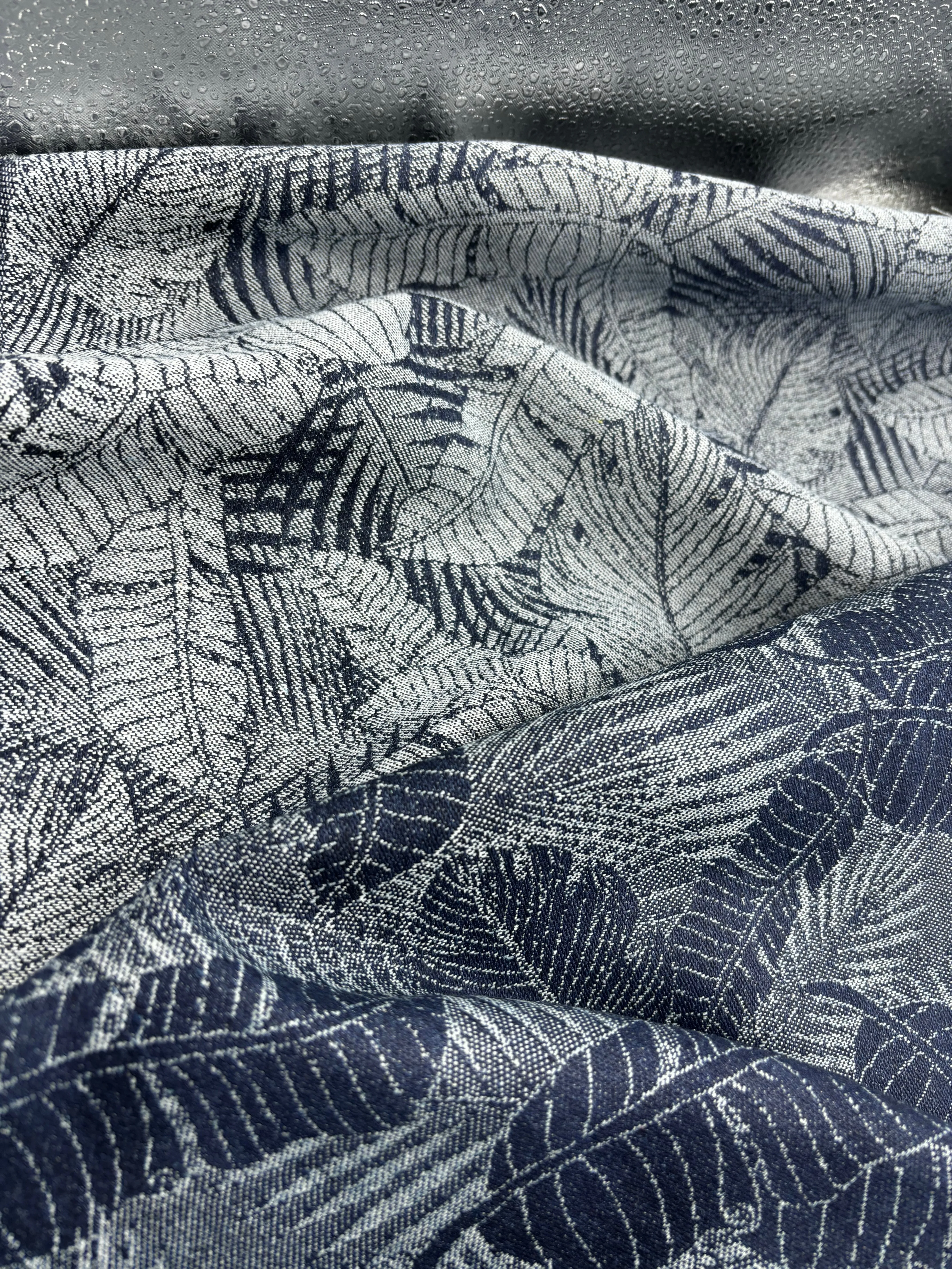 Jacquard Denim - Leaves