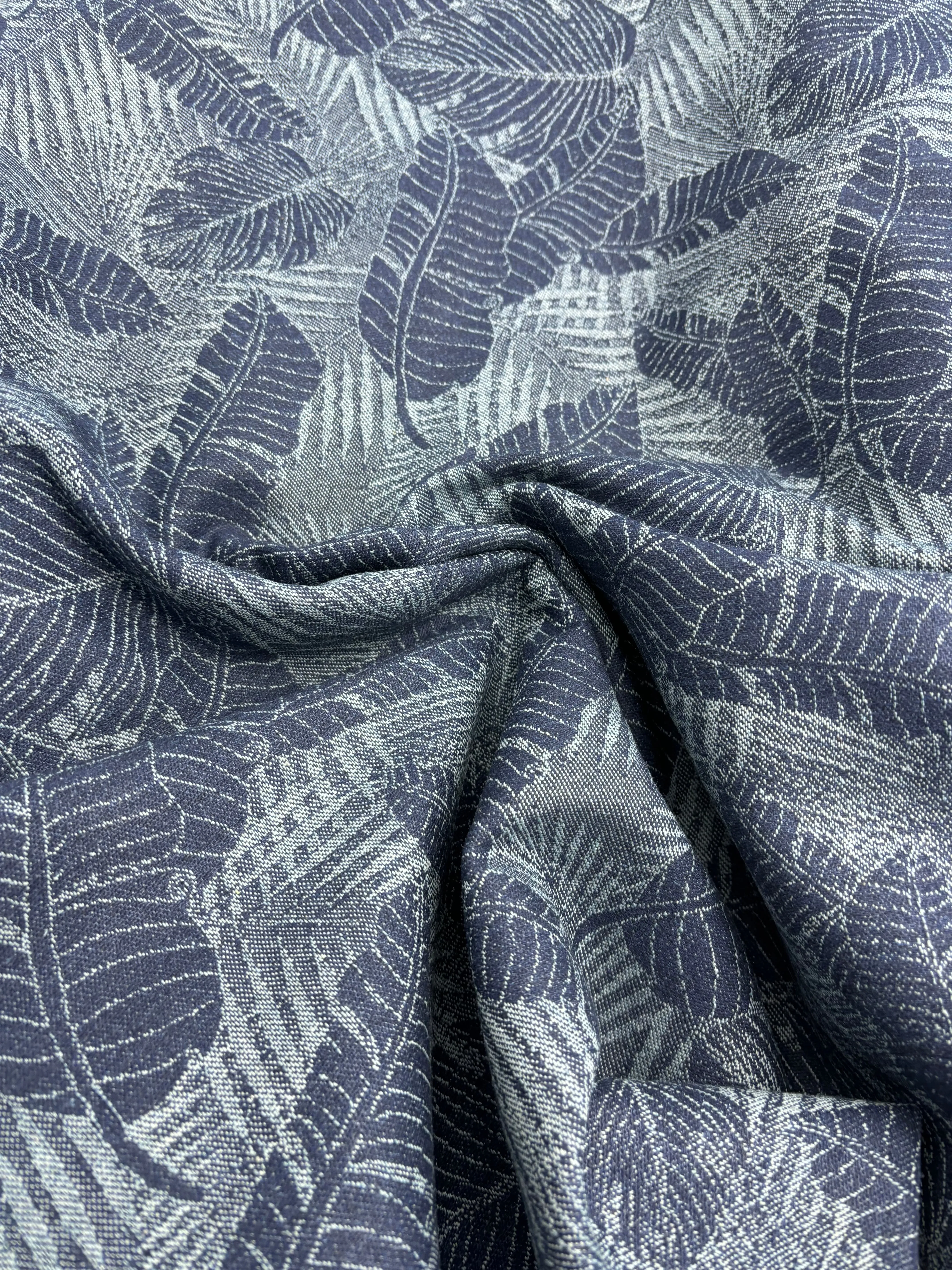 Jacquard Denim - Leaves