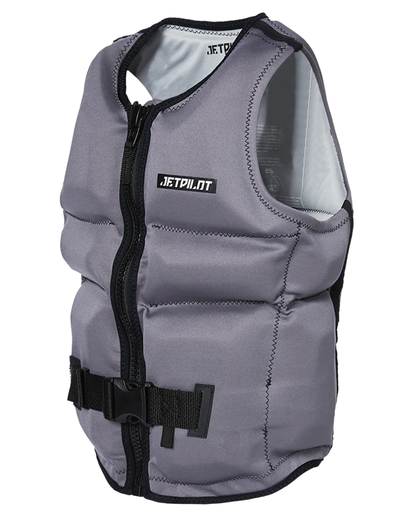 Jetpilot X1 Boys Youth Neo Vest - Charcoal - 2023