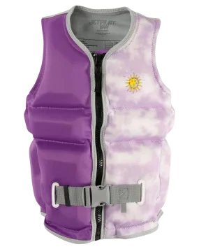 Jetpilot X1 Girls Youth Neo Vest - Purple - 2023