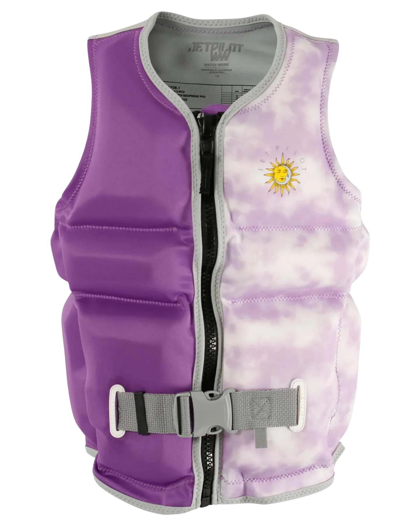 Jetpilot X1 Girls Youth Neo Vest - Purple - 2023