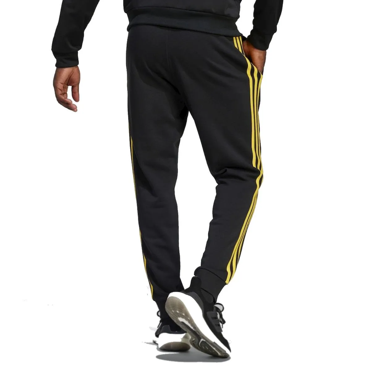 Juventus Casual 3S black presentation tracksuit 2023/24 - Adidas