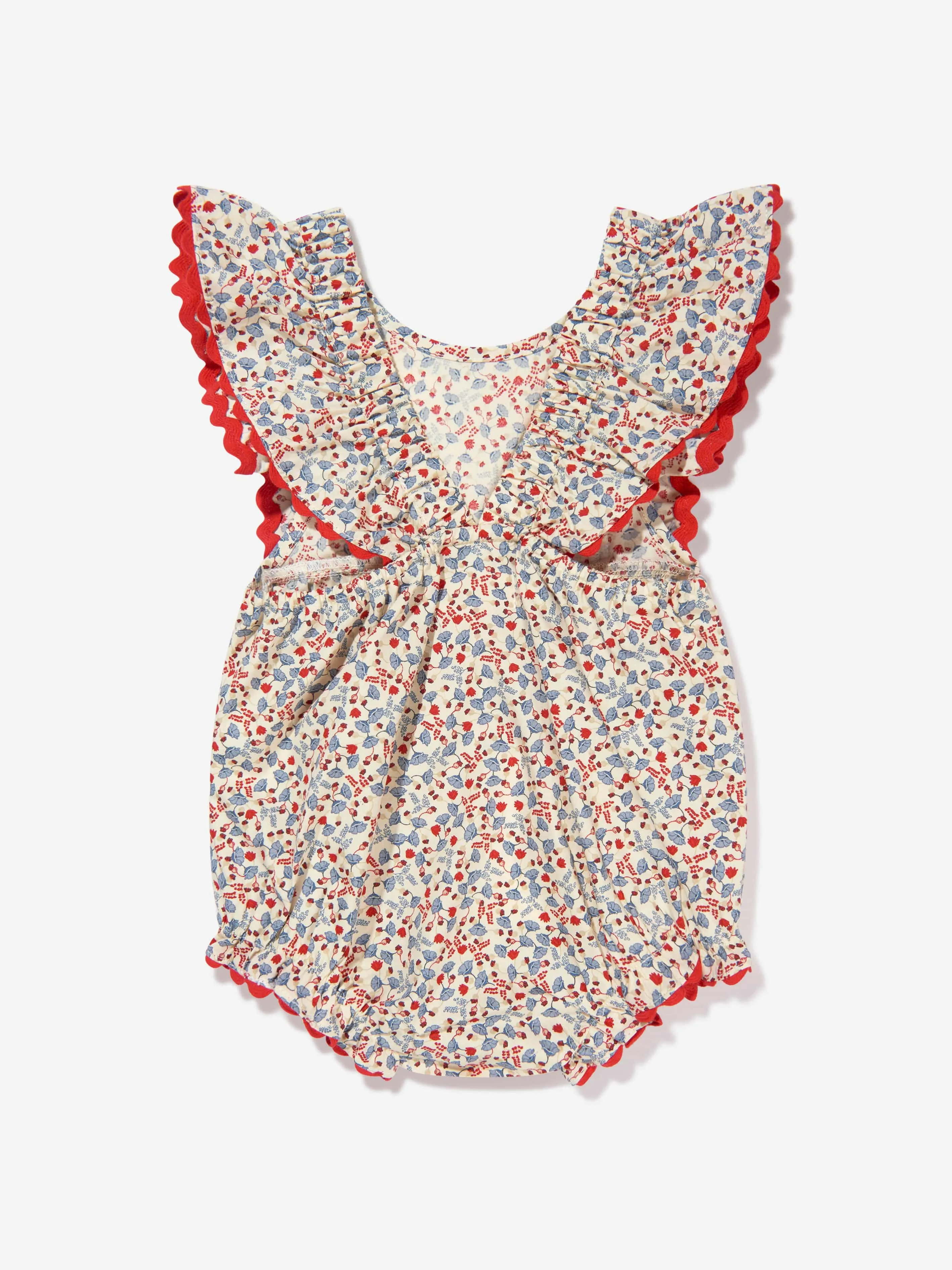 Konges Sløjd Baby Girls Organic Cotton Fiolina Romper in Multicolour