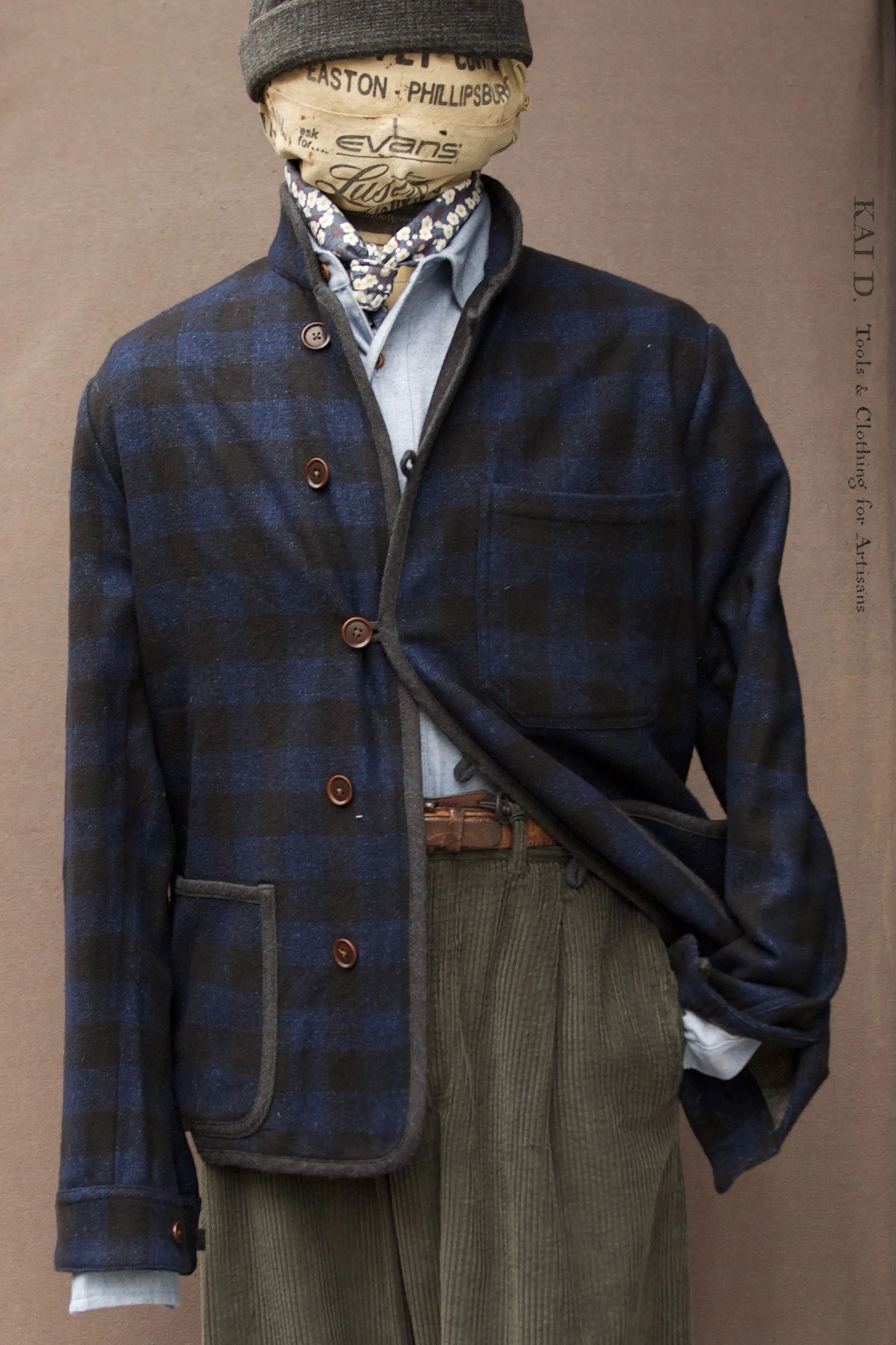 Meeker Jacket - Wool Cashmere Buffalo Plaid - M, L, XL