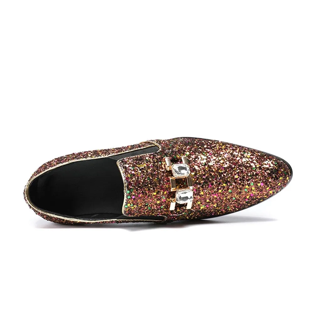 Men Slip On Oxford Shoes with Decoration