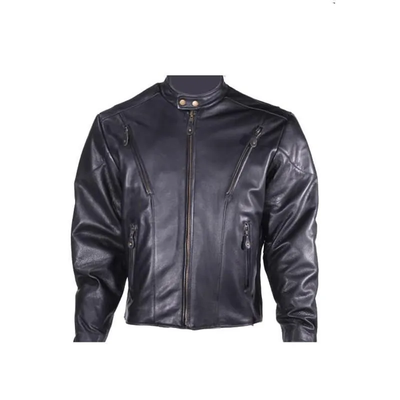 Men's Racer Jacket, MJ714-01-DL