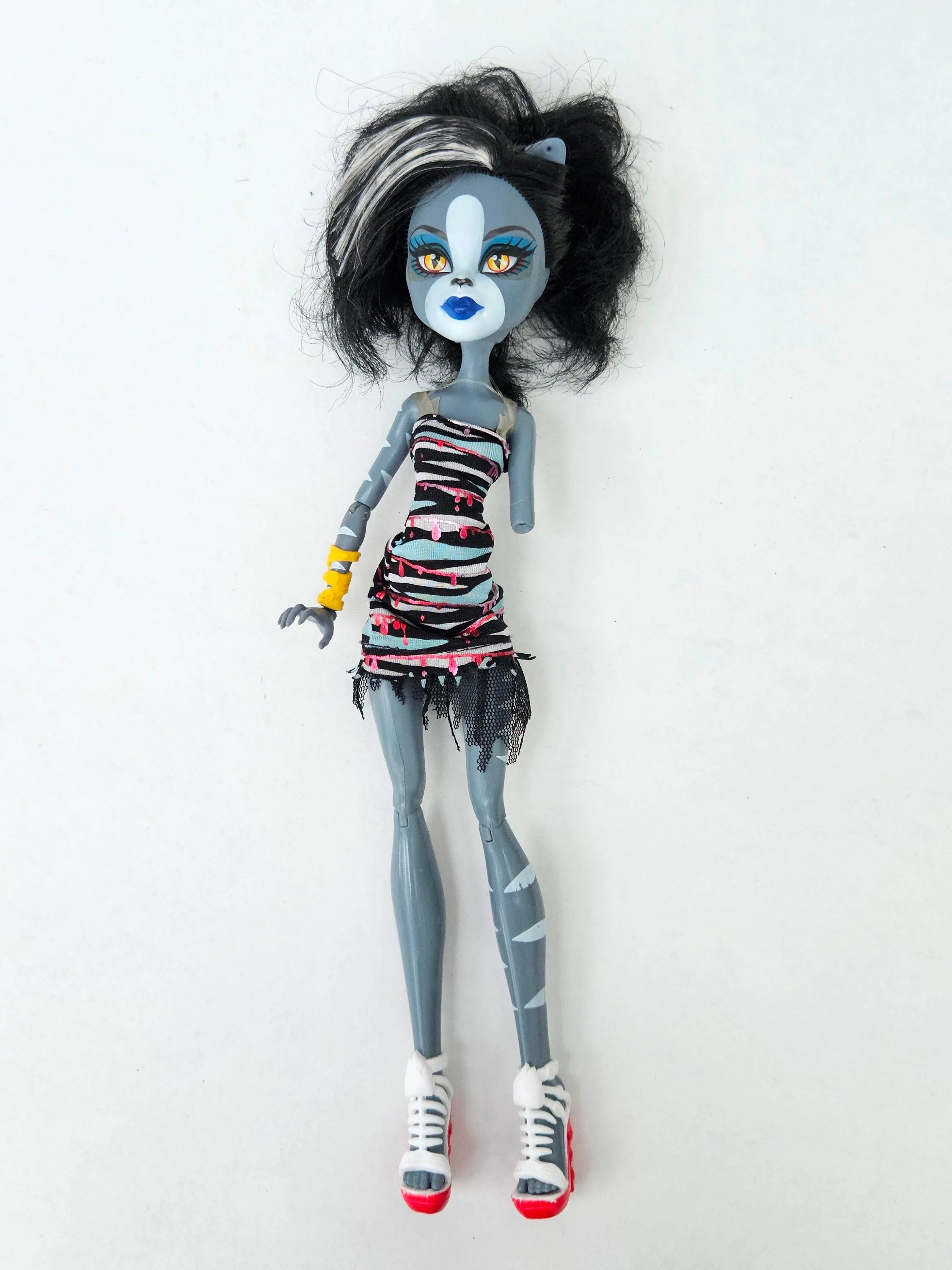 Monster High Doll Zombie Shake Meowlody & Purrsephone 2-Pack for Collectors, OOAK Repaints, Playing, Cat Doll, Original Clothes, Very Rare