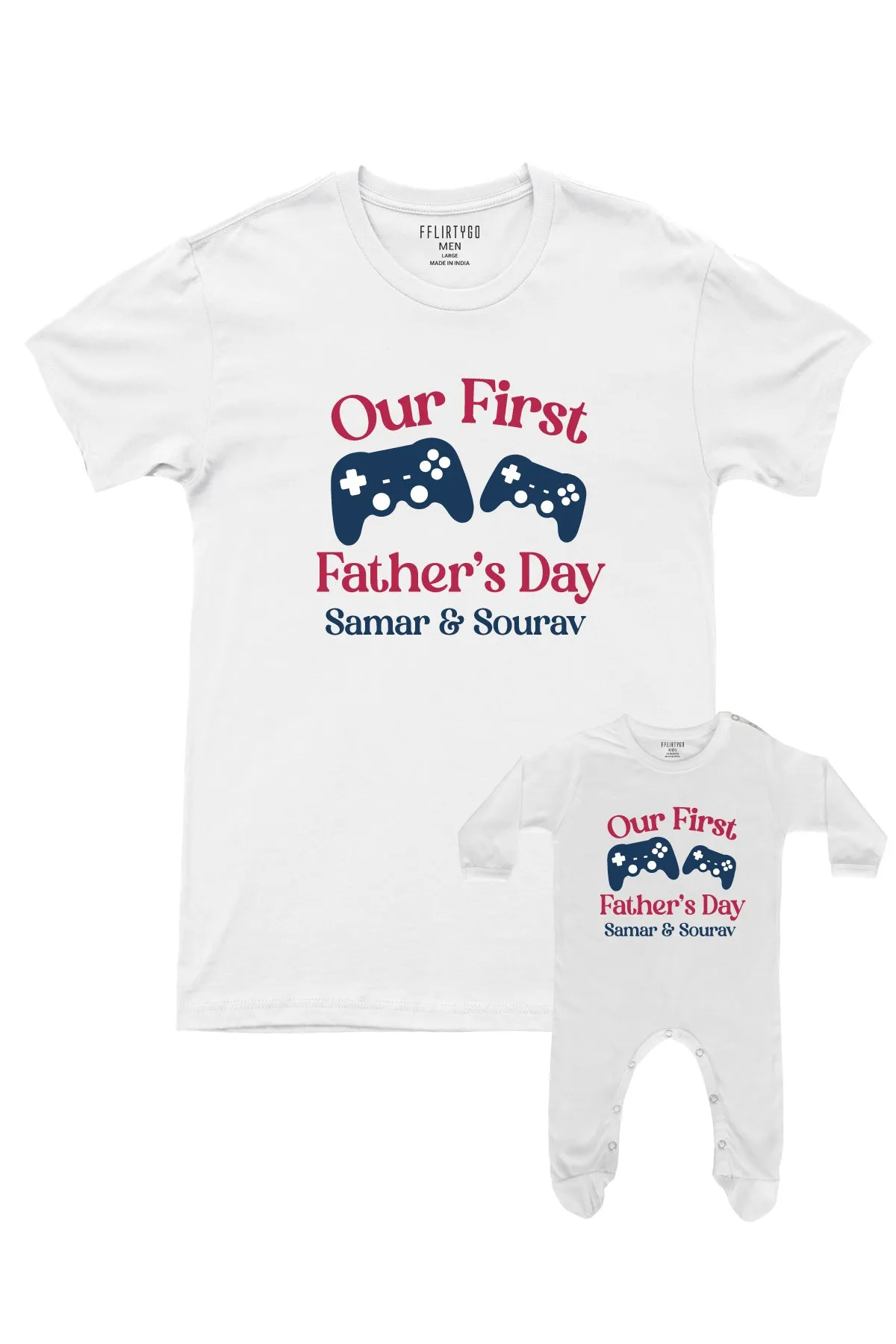 Our First Father's Day w/ Custom Name