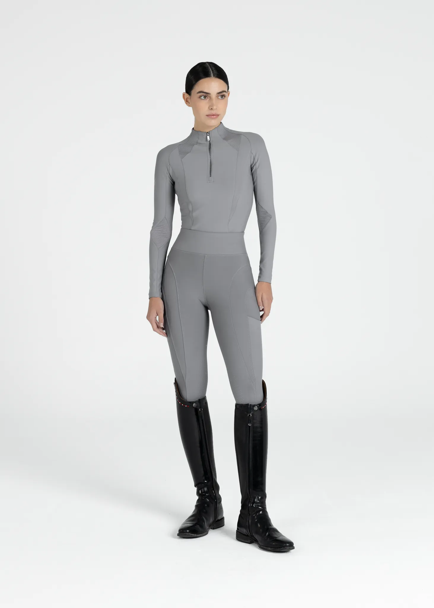 Outline Riding Leggings (Titanium)