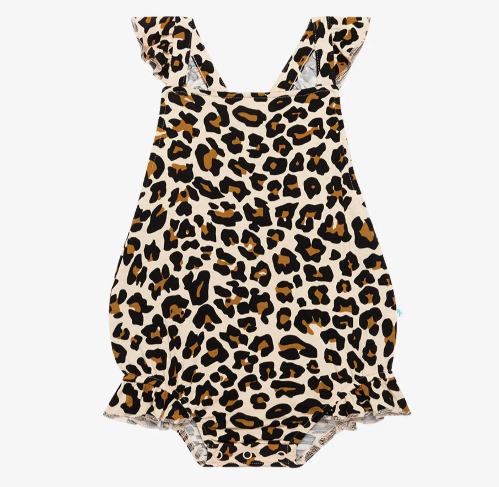 Posh Peanut Lana Leopard Bubble Romper