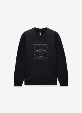 Quilted Monogram Sweatshirt Black