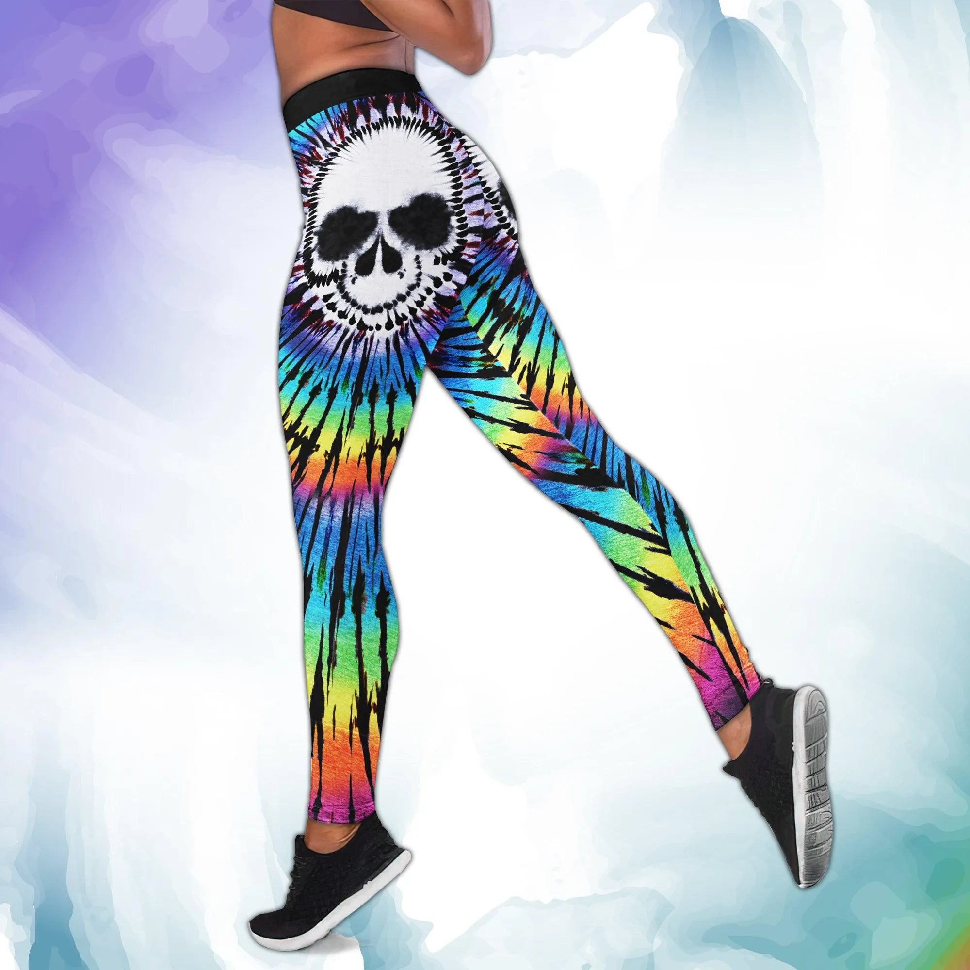 Rainbow Skull Combo Tanktop and Leggings